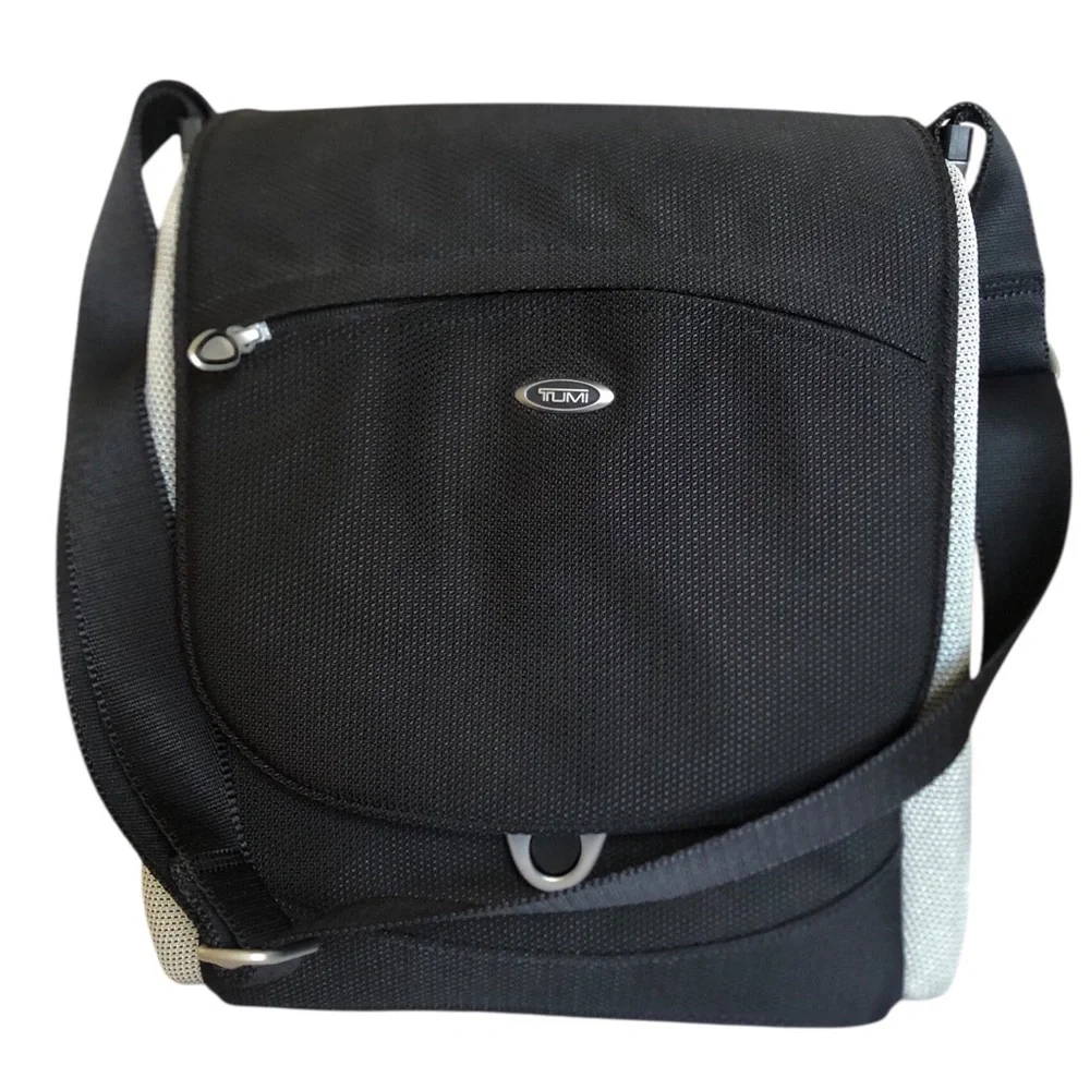 TUMI T3 Lexus Apex Travel Carry On Shoulder Bag  Black / Grey Bag 64155STA